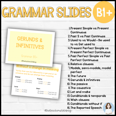 B1+ - Grammar slides