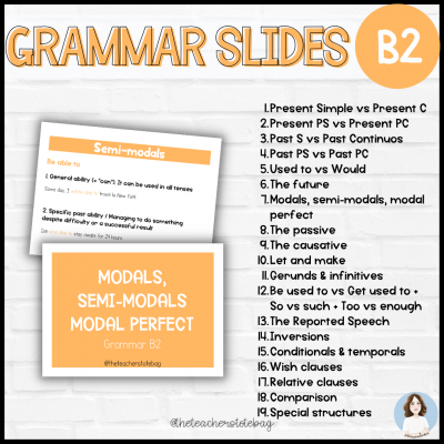 B2 - Grammar slides