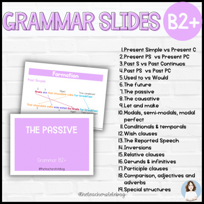 B2+ - Grammar slides