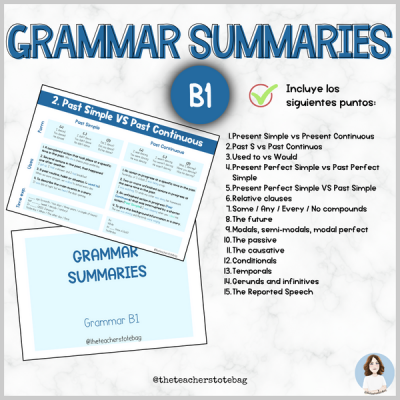 B1 - Grammar Summaries