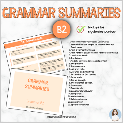B2 - Grammar Summaries