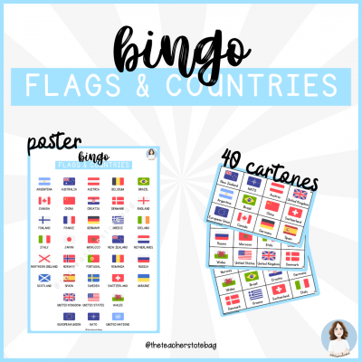 Bingo flags and countries