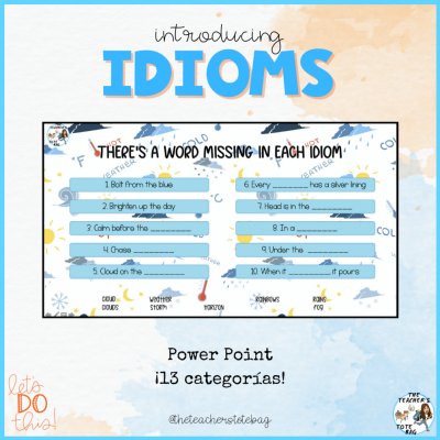 Pack idioms - power point