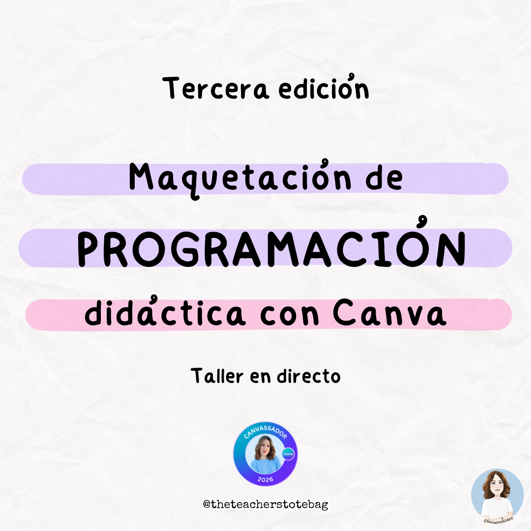 Taller Maquetación de programación didáctica con Canva