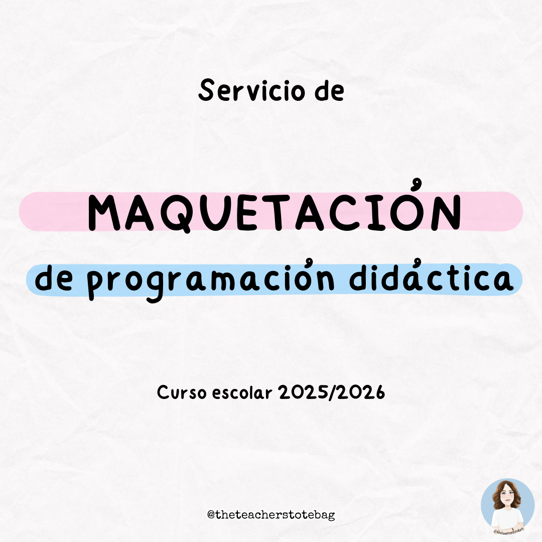 Servicio de maquetación de programación didáctica
