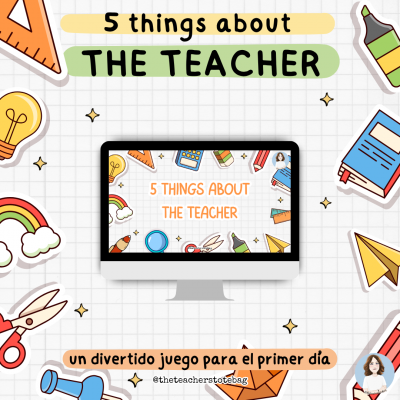 presentación 5 things about the teacher