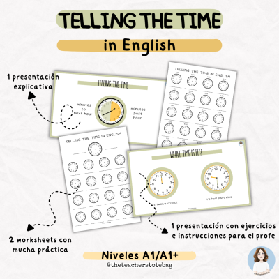 Telling the time in English