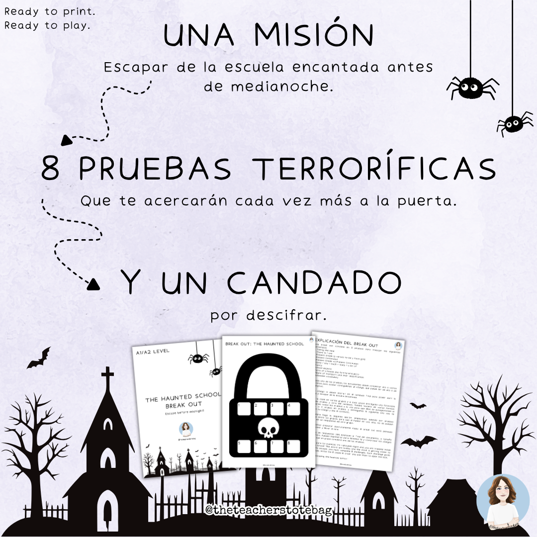THE HAUNTED SCHOOL BREAK OUT A1/A2 - Imagen 2